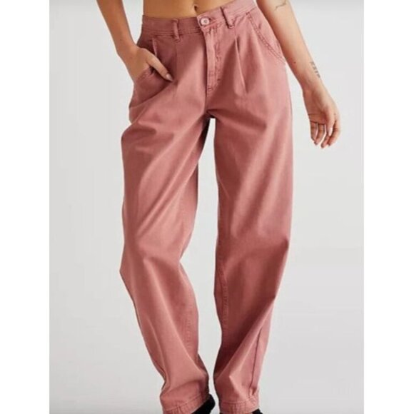 Free People Pants - Free People Cya Later Skate Trouser Pleated Size 4